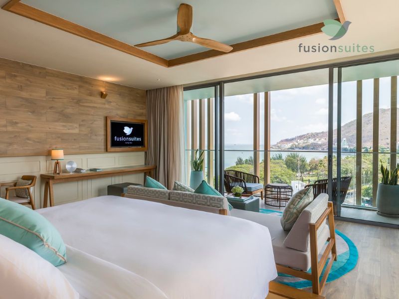 Fusion deluxe suites hướng biển có ban công 52m2